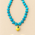 Colar Coração com Limão-Siciliano - Boho - Imagem 1