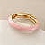 Bracelete Orla Esmaltado - Rosa Cintilante - Imagem 1