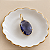 Pingente Cristal Oval - GG - Safira - Imagem 1