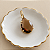Pingente Cristal Gota - GG - Whisky - Imagem 1