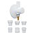 Adaptador Filtro de água Registro + ponto de Água ABS Branco - Imagem 1