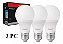 Kit 3 Lâmpadas LED Bulbo Branca E27 15w 6500k Bivolt Avant - Imagem 1