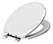 Tampa De Vaso Oval Universal Fechamento Suave Click Limpeza - Imagem 1