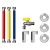 Kit Instalação Aquecedor Gás Flex Aço Inox Completo Censi - Imagem 1