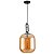 Luminária Pendente Lustre GLIVE Âmbar Vidro Bocal 1 x E27 - Imagem 2