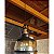 Luminária Pendente Lustre Estriel E27 Cobre Vidro Âmbar - Imagem 4