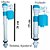 Reparo Caixa Acoplada Mecanismo Entrad Boia Universal 10 PC - Imagem 4