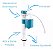 Reparo Caixa Acoplada Mecanismo Entrad Boia Universal 10 PC - Imagem 3