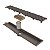 Ralo Linear Oculto Sifonado Tampa Invisível PVC 50 cm Novii - Imagem 3