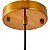 Luminária Pendente Metal e Vidro Lasi E27 Ambar 110v/220v - Imagem 6
