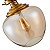 Luminária Pendente Lustre Metal Vidro Tion APE Ouro Ambar - Imagem 6