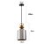 Luminária Pendente Lustre Metal Vidro Tion VAS Ouro Fume - Imagem 2