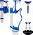 Kit Caixa Acoplada Completo Reparo Saída Convencional Blukit - Imagem 1