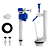 Kit Caixa Acoplada Completo Reparo Saida Convencional Censi - Imagem 1