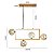 Luminaria Pendente Modular Jabuticaba G9 Dourado c\ Ambar - Imagem 4