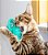 Brinquedo Gatos Giratório com Sino Moinho Interativo - Imagem 2