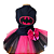 Vestido Batgirl Pink - Imagem 1