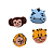 kit Adesivos Bichinhos para pet - Imagem 1