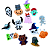 Kit adesivos de Halooween pra Pet - Imagem 1