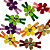 Kit adesivos coroa flor Mini - Imagem 1