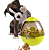 Petisqueira Oval Interativa para Gatos ou Cão - Imagem 1