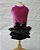 Vestido Veludo com Couro - Imagem 3