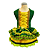 Vestido Rainha do Milho Pet - Imagem 1