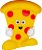 Brinquedo apito Pizza pet - Imagem 1
