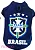 T-SHIRT PET BRASIL BRASÃO AZUL - Imagem 1