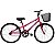 Bicicleta Aro 24 Cairu Bella Freio V-Brake com Cestinha em Aço Carbono - Rosa/Pink - Imagem 1