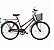 Bicicleta Aro 26 Cairu Personal Genova Freio V-Brake com Cestinha - Roxo/vermelho - Imagem 1