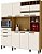 Kit Cozinha Compacta b121  Nature/ Off White - Imagem 1