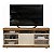 RACK DJ DILI 1,60 M 23.139.196 Carvalho Nobre/Off White - Imagem 1