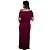 Vestido Feminino Longo Ombro a Ombro Ciganinha Bolso e Fenda Slim e Plus Size - Imagem 5