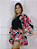 Casaco Kimono Slim e Plus Size Floral - Imagem 4