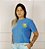 Blusa Feminina Brasil Lurex Copa Slim e Plus Size Camiseta - Imagem 5