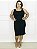 Vestido Feminino Canelado Midi Slim Plus Size Cavado Colado - Imagem 9