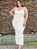 Vestido Longo Canelado Alcinha Slim e Plus Size com Fenda - Imagem 5