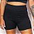Shorts Plus Size Feminino Fitness Academia Malha Canelada Efeito Lipo Modelador - Imagem 2