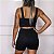 Shorts Plus Size Feminino Fitness Academia Malha Canelada Efeito Lipo Modelador - Imagem 4