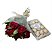 Buquê 12 rosas vermelhas e ferrero - Imagem 1