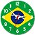 Relógio Parede Personalizado Bandeira Do Brasil Decorativo - Imagem 1