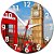 Relógio Parede London Inglaterra Personalizado - Relógio De London - Imagem 5