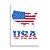 Kit Placa Decorativa I Love USA Decoração - 3 Unidade - Imagem 4