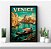 Quadro Decorativo Da Itália Venice Para Sala ou Quarto Com Moldura - Imagem 3