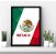 Quadro Decorativo Para Sala / Quarto Bandeira do México - Imagem 3