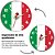 Relógio de Parede Decorativo Bandeira do México - Relógio do México - Imagem 2