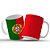 Caneca Decorativa com todas a Bandeiras dos Países do mundo - Imagem 19