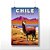 Placa Decorativa de Viagem Chile Decoração - Imagem 1