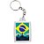Chaveiro Personalizado Do Brasil Decoração 6x4cm - Imagem 5
